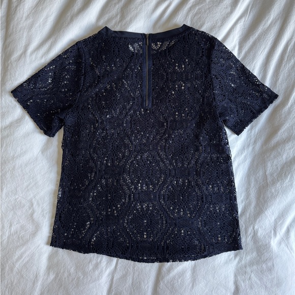 Navy Lace Top - Picture 4 of 4